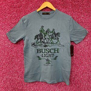 Junk Food Clothing Busch Light Vintage-Style T-Shirt Small